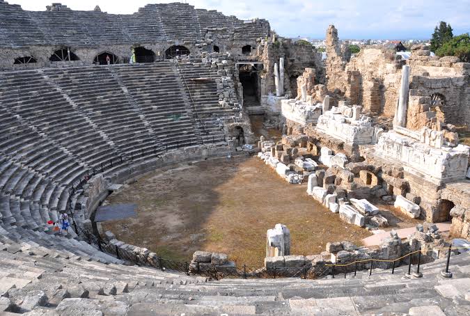Antalya Side Antik Kenti - The ancient city of Antalya Side