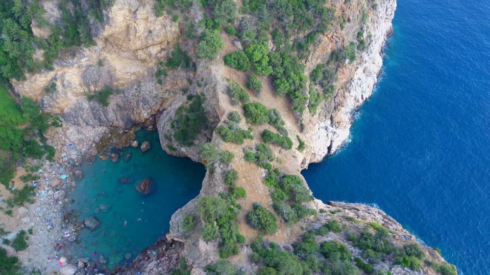 Antalya Gazipaşa Delik Deniz Delikli Koy Kral Koyu Hava Çekimi