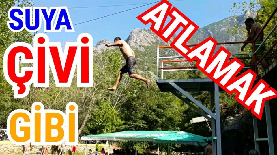 Ağır Çekimde Suya Atlama - Çivi Gibi - Things to do in  Alanya Tatil Yerleri Dimçayı Holiday