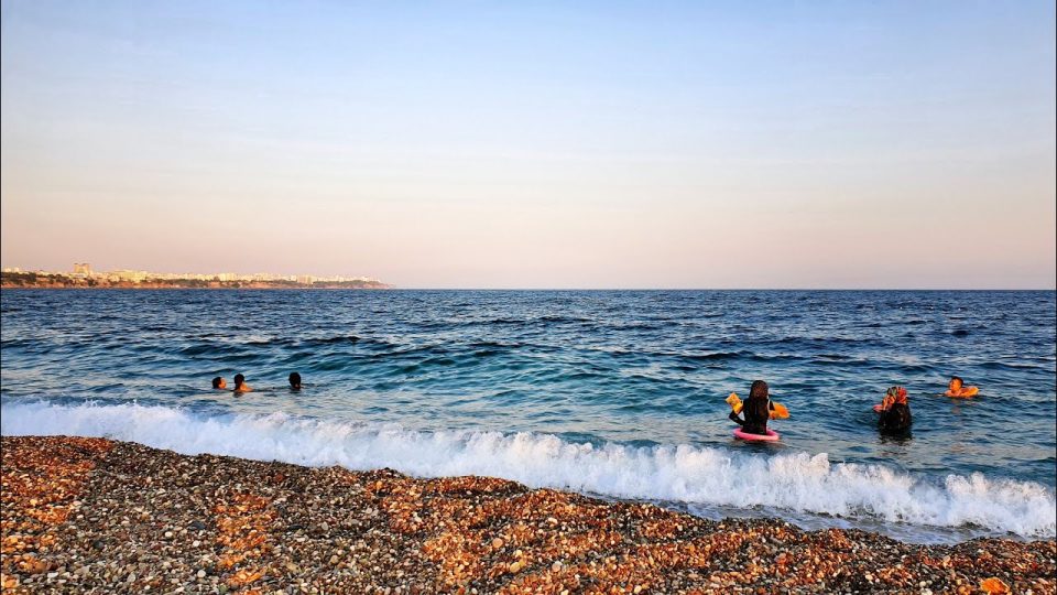 Cennet Antalya'dan Deniz Manzarası Konyaaltı Plajı