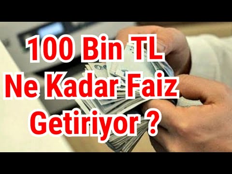 100 bin lira ne kadar faiz getiriyor ? Bu faiz oranları ile Türkiye ekonomisi çalışabilir mi ?