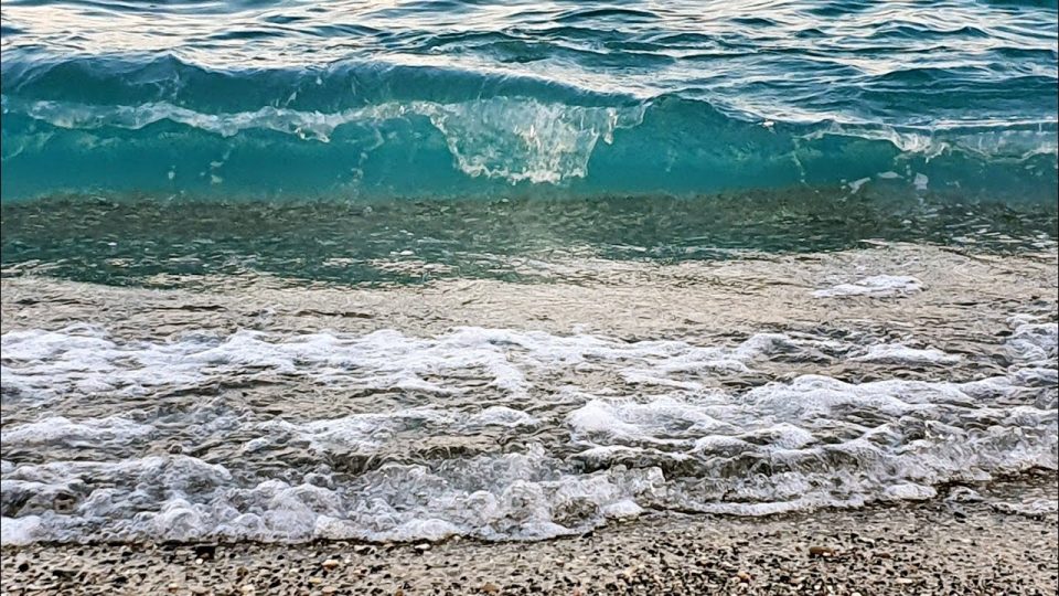 Dalga Sesleri Deniz Dalgaları Antalya Denizi Doğal Güzellikler Konyaaltı Plajı
