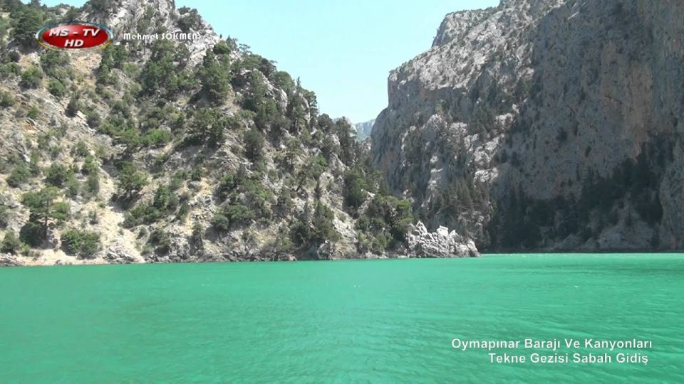 Manavgat Oymapınar Barajı Nerede ? Green Kanyon Tekne Gezisi
