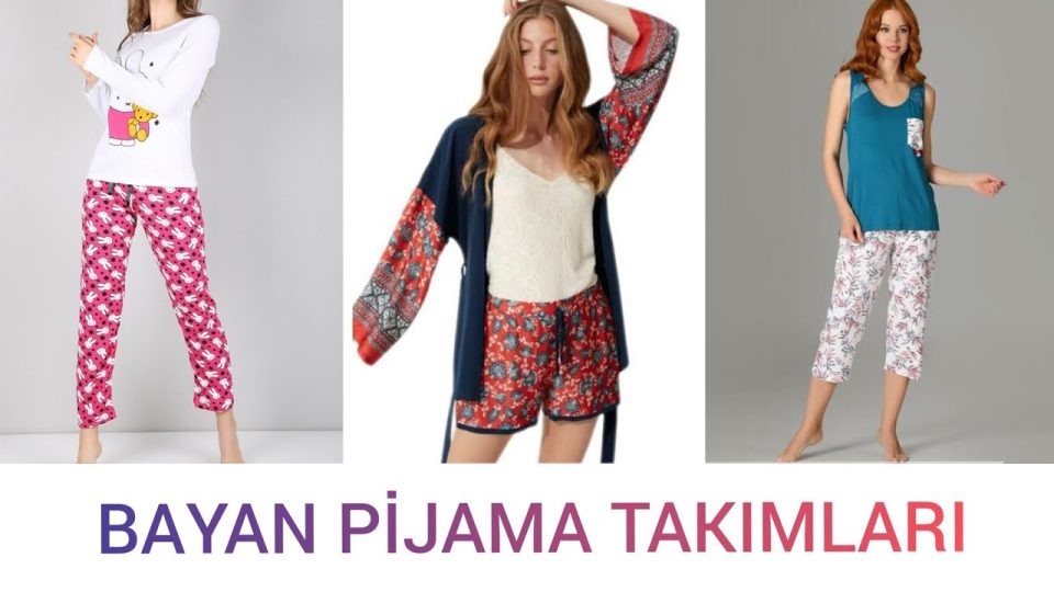 Bayan Pijama Takımı Modelleri Kadın Moda Giyim Aksesuar Çeşitleri