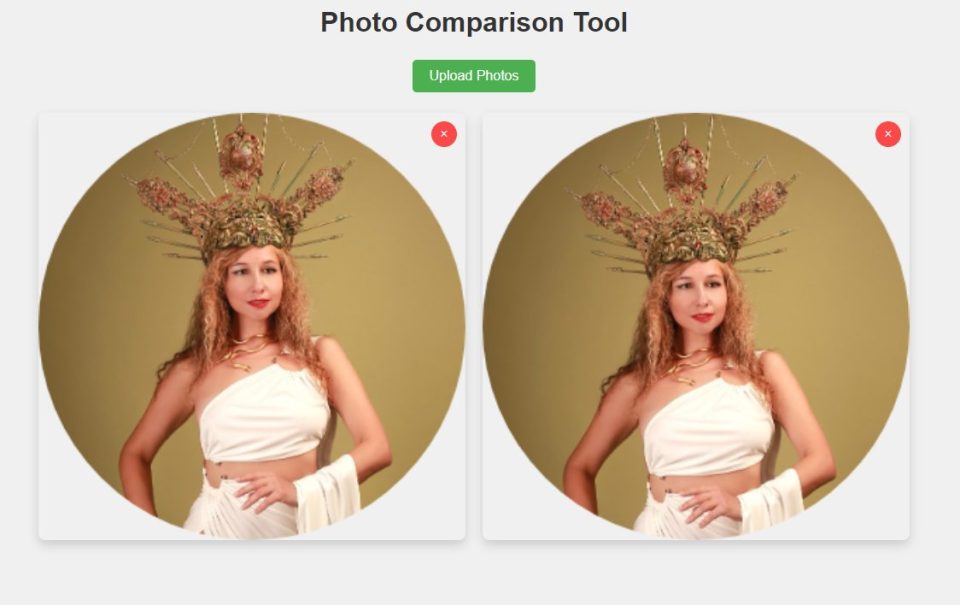Fotoğraf Karşılaştırma Aracı (Photo Comparison Tool)