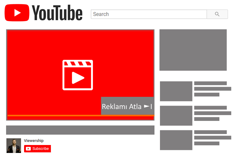 Sponsorlu Youtube Reklamı - 100 Bin Gösterim 1.900 TL.