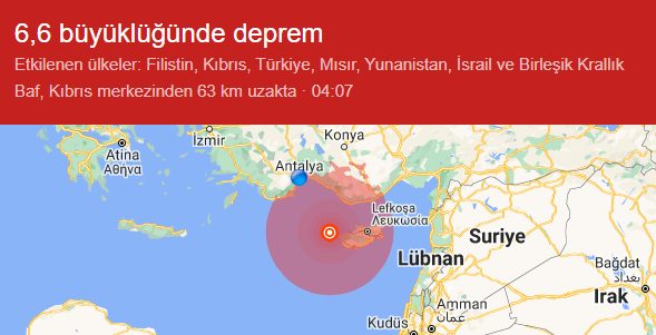 Alanya & Antalya Deprem