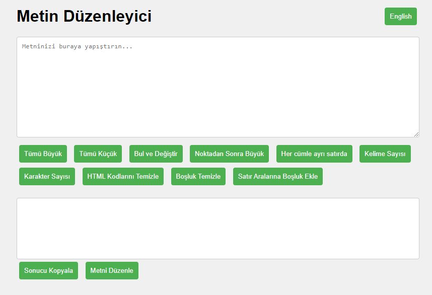 Metin Düzenleyici (Text Editor)