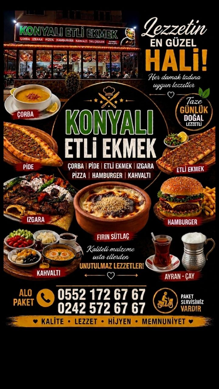 Konyalı Etli Ekmek Gazipaşa